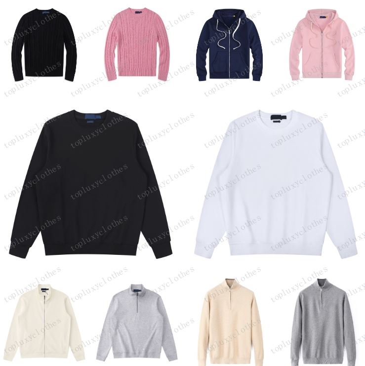 Designer mens hoodies sweatshirts hoodie zip up men Polowomen ralphhlaurent cardigan autumn winter Hooded Pullover sport polos jacket men hoodie