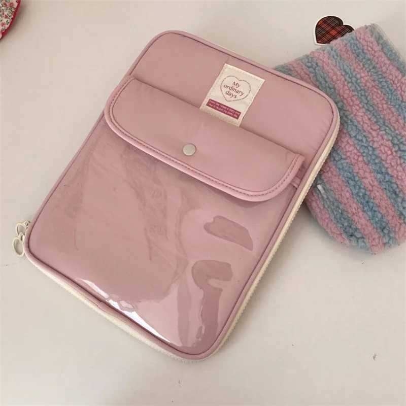 Ins Korean Laptop Carrying Case Table Sle Storage Bag for iPad Book Air Pro 11 13.6 14 HP Asus Dell Computer Cover y250730