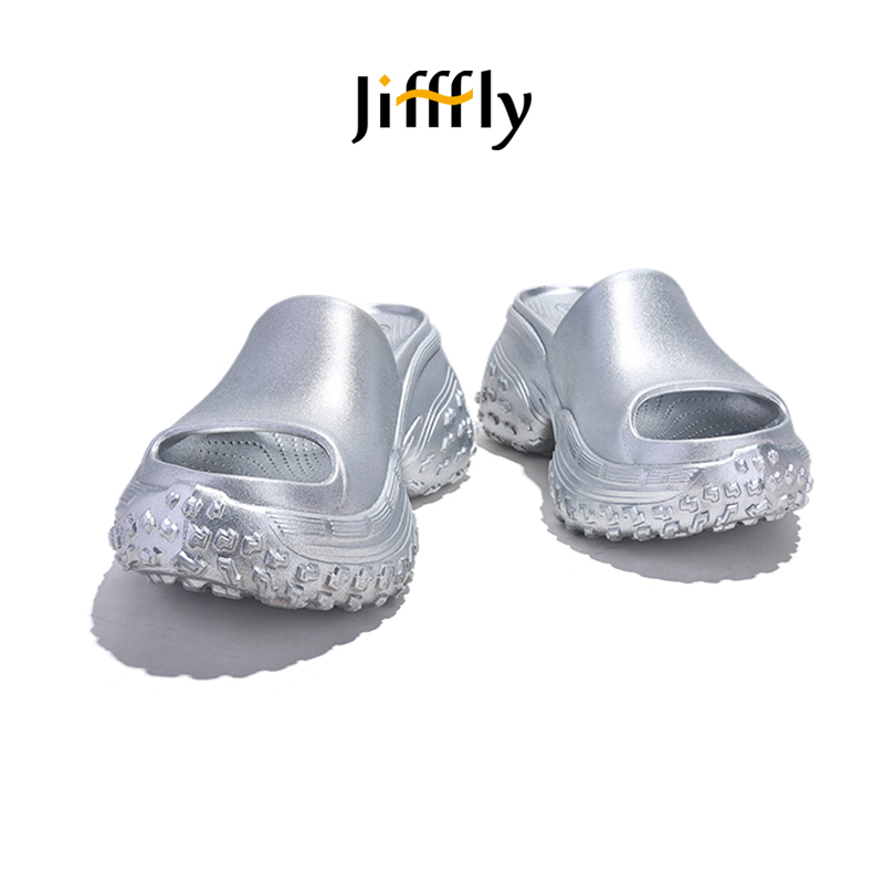 Jifffly Women's One-Piece Sandals - Summer Thick Sole Elevated Outdoor/Indoor Non-Slip Beach Flip Flops