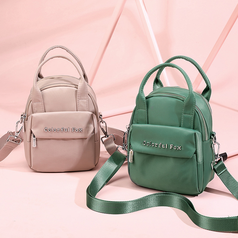 Colorful Fox New Women's Fashion Trend Single Shoulder Multi-layer Phone Coin Purse Water-resistant Small Bag ddmymoon