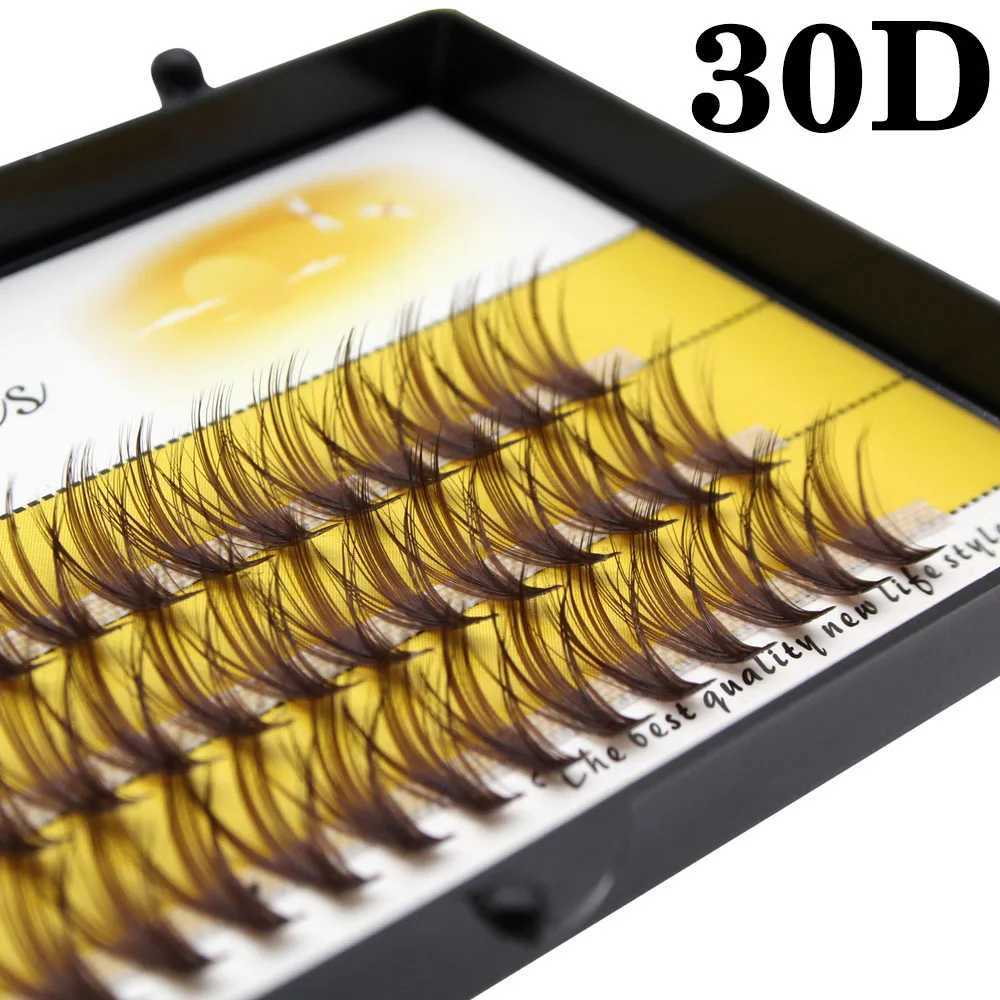 20D 30D Brown False Eyelashes Sexy Natural Soft Extension False Eyelashes Simple and Easy to Operate Makeup Tool Z250730