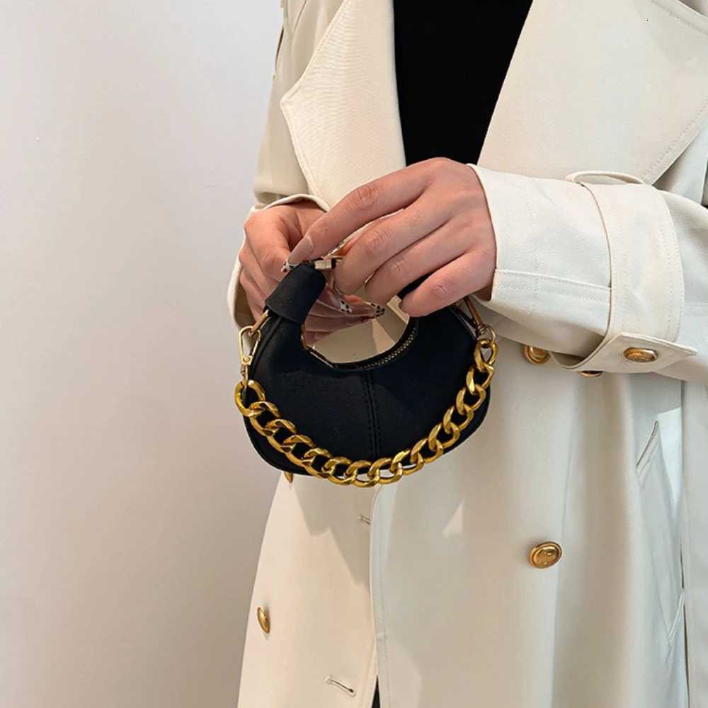 2024 Winter New Trend Y2K Mini PU Leather Saddle Shoulder Bag for Women Handbags and Purses Womens Crossbody Bags 2025 Y250730