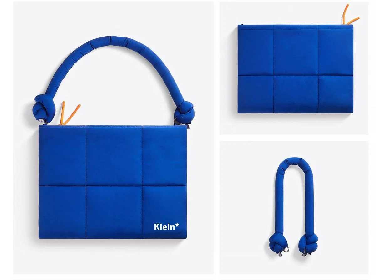 13.16 Inch Klein Blue Space Cott Laptop Bag with Crossbody Strap Soft Spacious Shockproof for Book iPad DELL HP Laptop Bags y250730