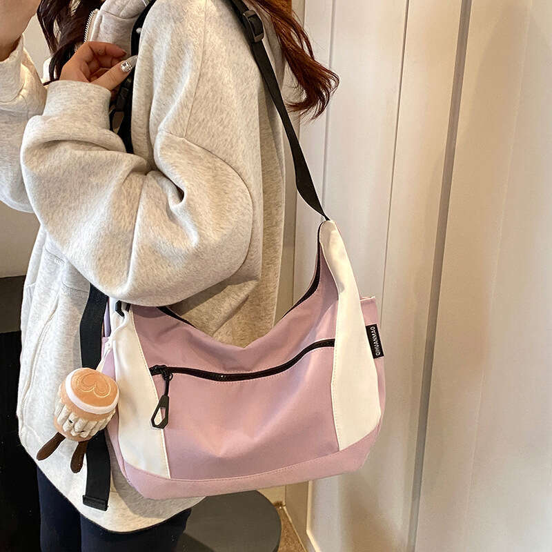 2024 Crossbody for Women Summer New Fashion Trend Casual Single Shoulder Canvas Bag with Unique Design and Small Capacity