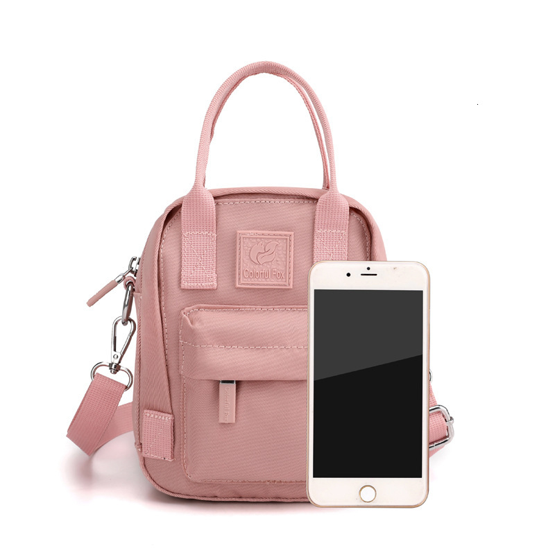 Women's Fashion Korean Style Trendy Personality Simple Phone Water-Resistant Nylon Crossbody Bag ddmymoon