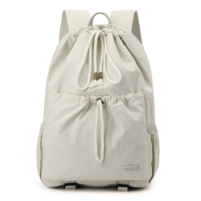 Colorful Fox Korean Women's Drawstring Student Blogger Same Style Badminton Backpack Outdoor Travel ddmymoon