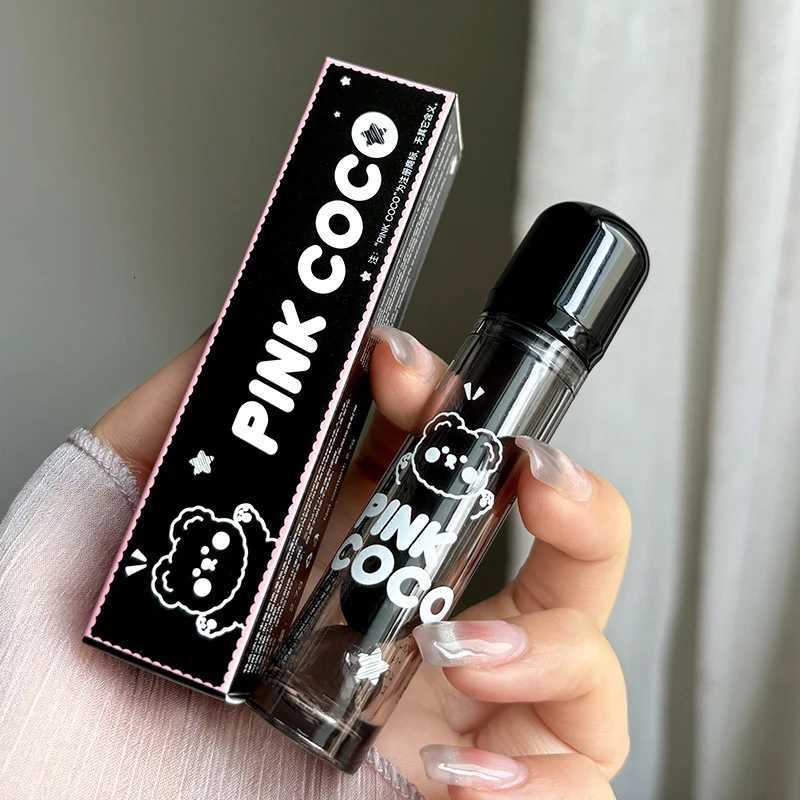 Pink Coco Mirror Water Lip Gloss Lip Glaze Moisturizing Liquid Lipstick Clear Tint Makeup Korean Lip Balm Women Cosmetics G250729