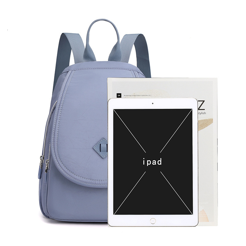 New Multi-layer Double Shoulder for Women, Large Capacity, Personalized Simple Backpack, Fashionable Portable School Bag ddmymoon