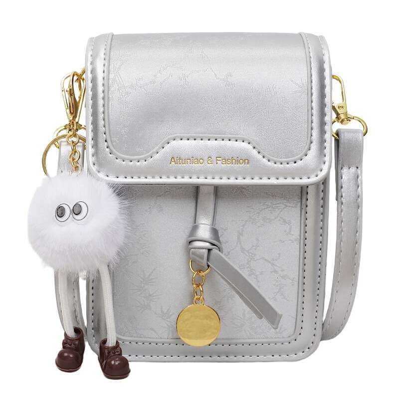 Fashion Versatile Elegant Design Sense Phone for Women Niche Korean Style Commuting Daily Crossbody Small Square Bag