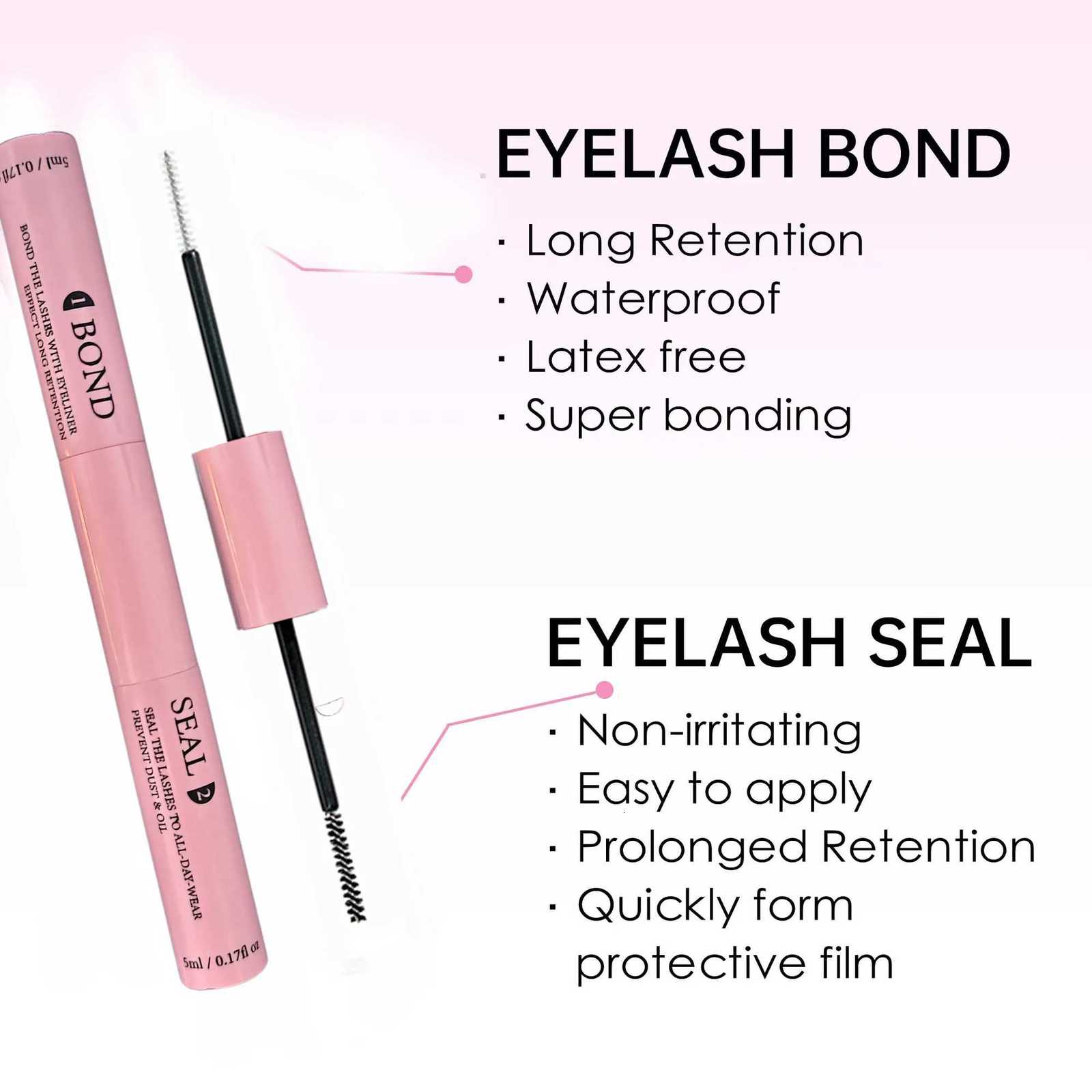200 PCS Eyelash Clusters Lash Bond and Seal Makeup Tools DIY Eyelash Extension Kit for Gluing Eyelashes Gluing Glue Accessories Z250730