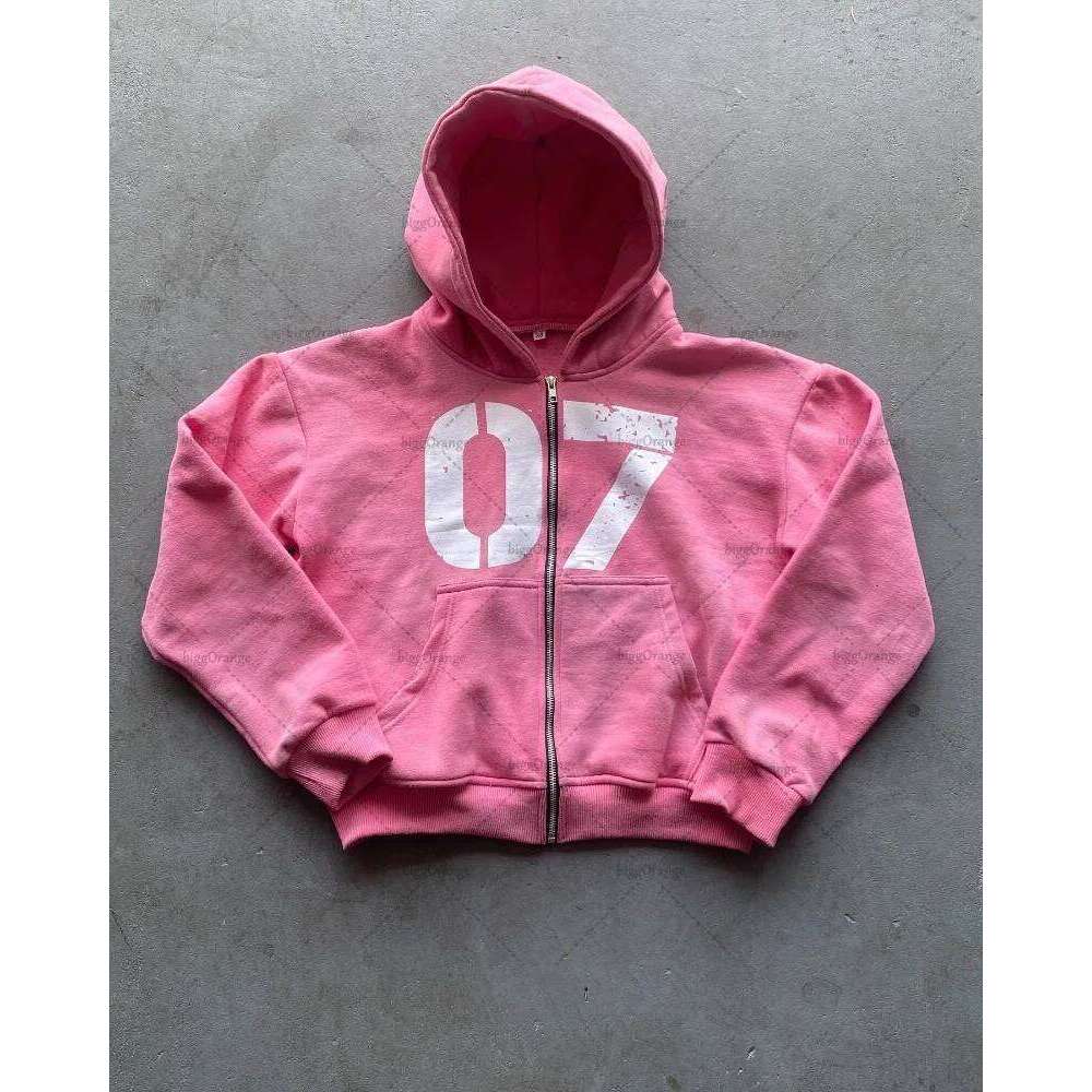 American Casual Fashion Top Letter Printed Loose Versatile Men High Street Haruku Y2K Oversized Sweatshirt Women