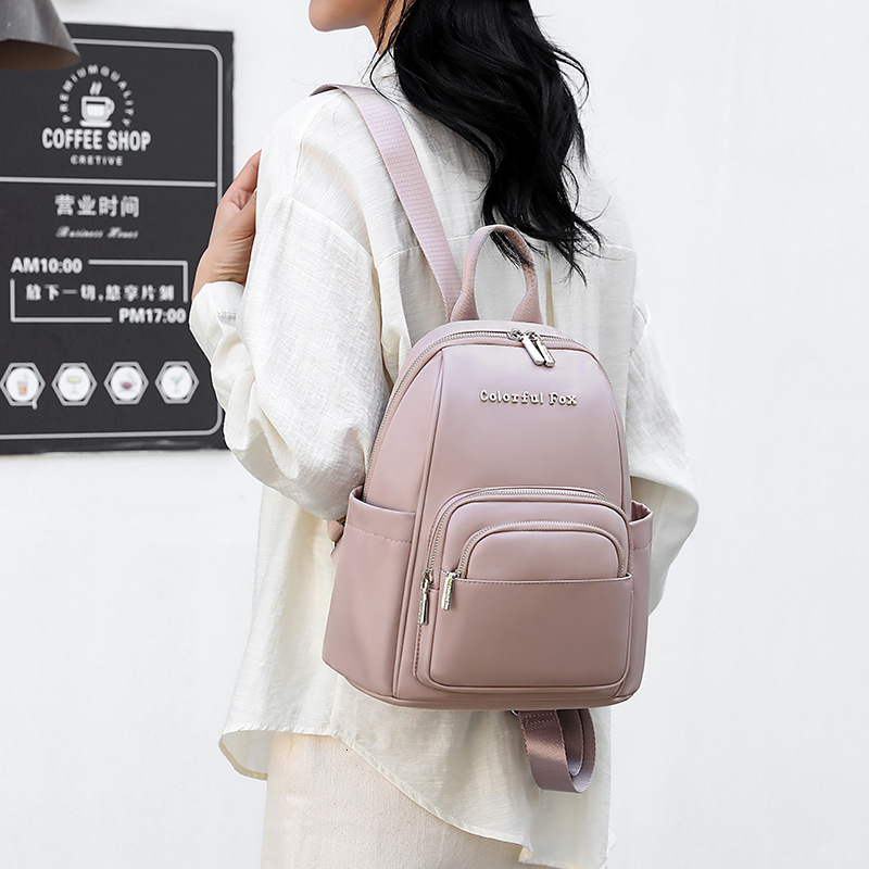 Colorful Fox New Korean Version Women's Fashion Trend Multi-layer Backpack Large Capacity Travel Bag ddmymoon