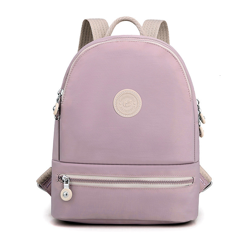 Women's Outdoor Casual Portable Backpack Large Capacity Water-Repellent Nylon School Bag ddmymoon