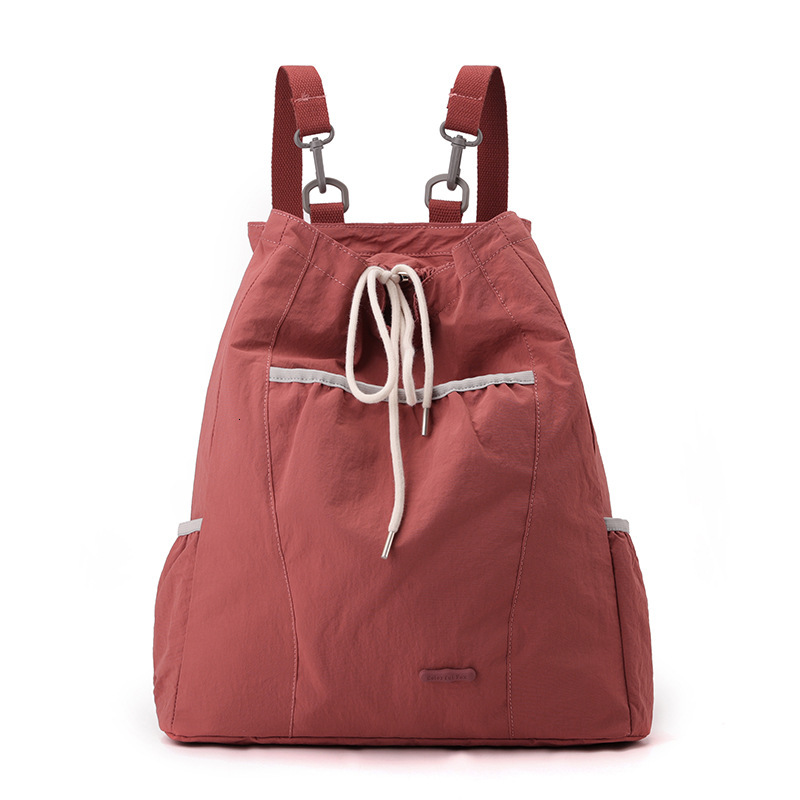 Colorful Fox Korean Version Ins Niche Design Women's Casual College Style Lightweight Drawstring Backpack ddmymoon