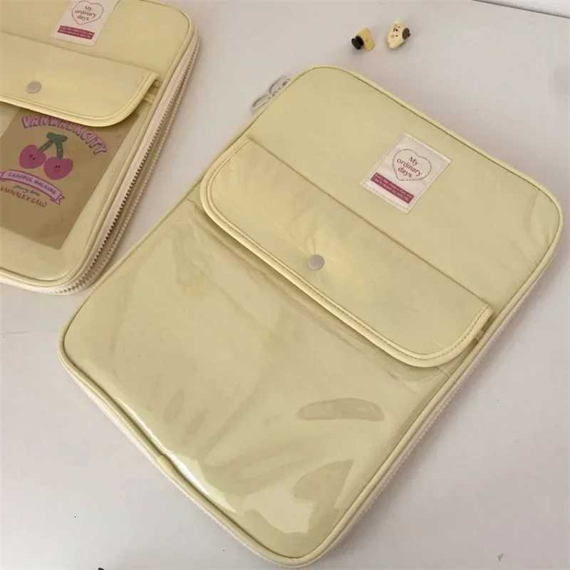 Ins Korean Laptop Carrying Case Table Sle Storage Bag for iPad Book Air Pro 11 13.6 14 HP Asus Dell Computer Cover y250730