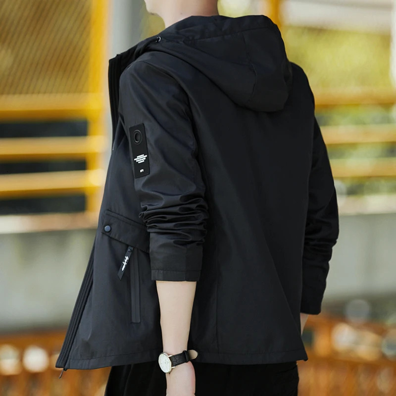 Mens Jackets Waterproof Military Hooded Jacket Windbreaker Outdoor Camping Sports Coat Male Clothing Thin Overcoat 5XL 6XL 7XL 250730
