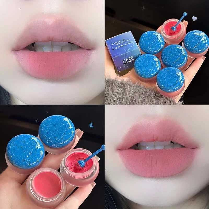 Velvet Matte Lip Gloss Canned Mousse Lipsticks Face Cheeks Peach Blush Waterproof Lasting Silky Texture Lip Mud Makeup Cosmetics G250729