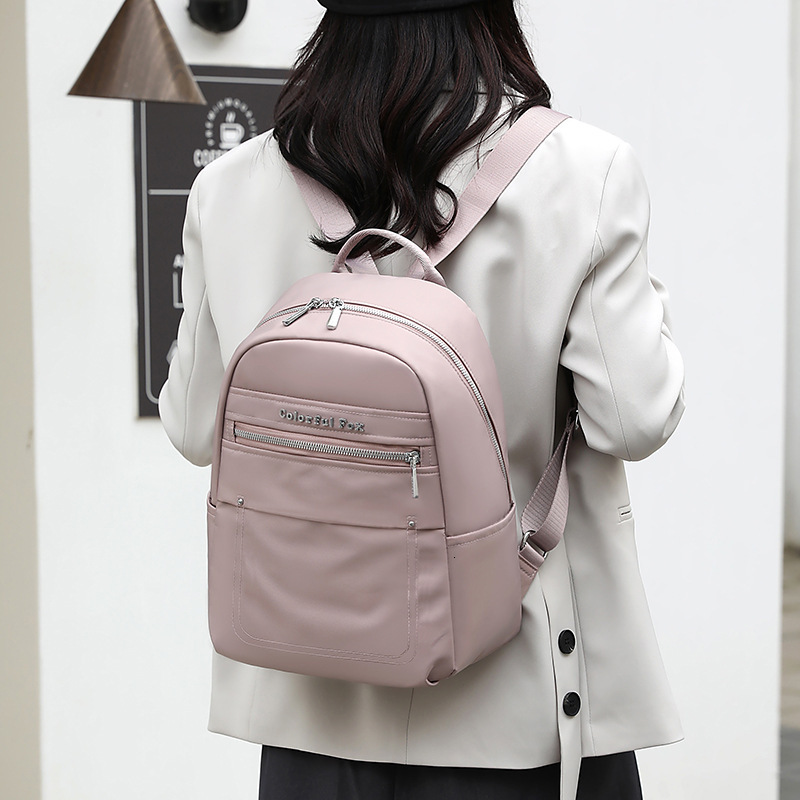 Colorful Fox New Women's Korean Style Fashion Trend Large Capacity Backpack Wear-resistant Student School Bag ddmymoon