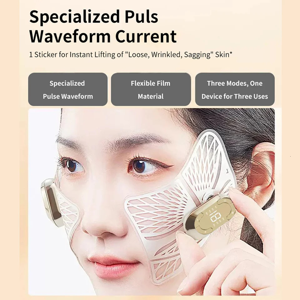 Ems Eye Face Beauty Massage Muscle Stimulator Lifting Anti-Wrinkle Lift Face Skin Care Dark Circles Relieves Fatigue 250725