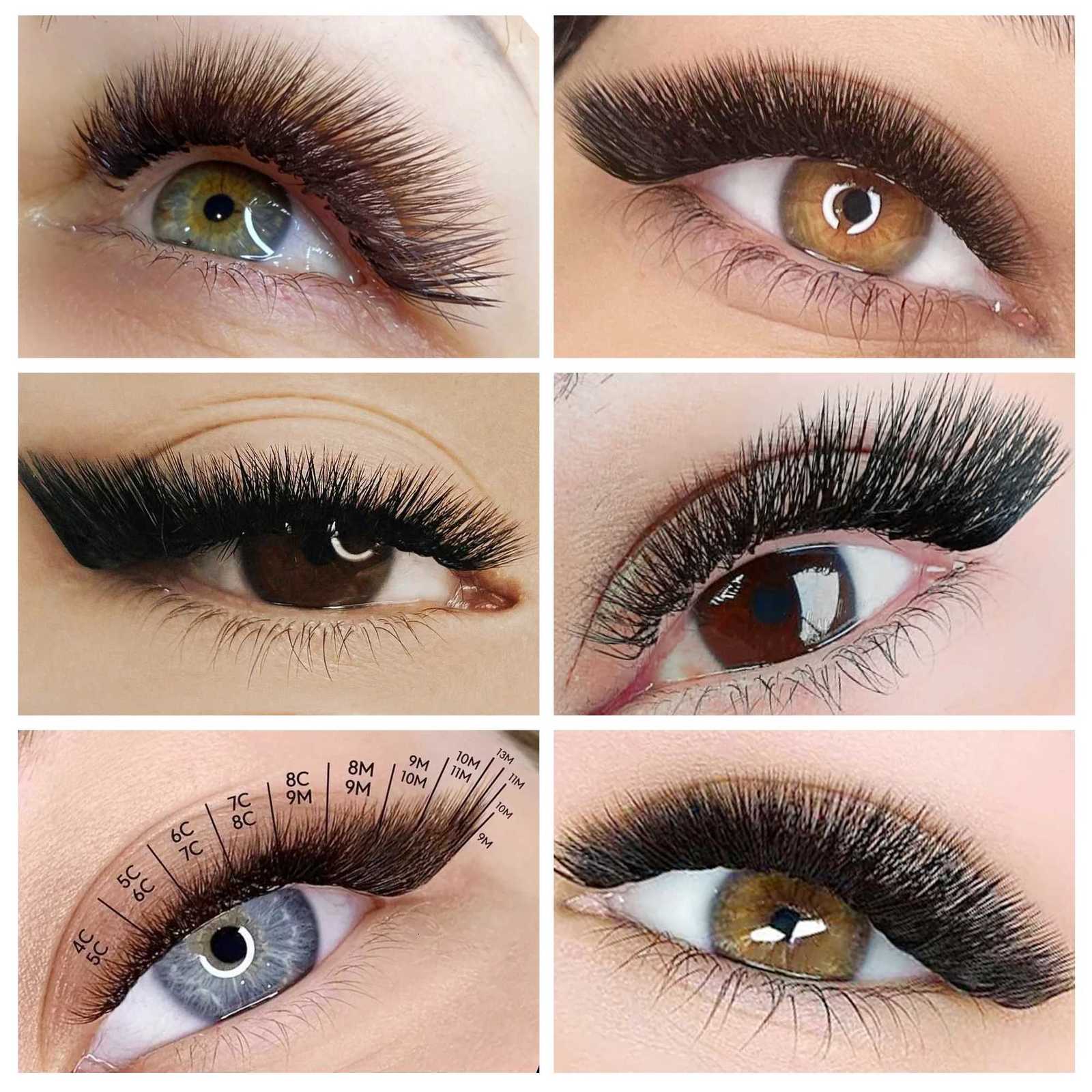 6D W Shaped L M Curl False Eyelashes 5D W Russian Eyelashes Extension Volume Eyelashes Extension W Shape Mink Eyelashes Z250730