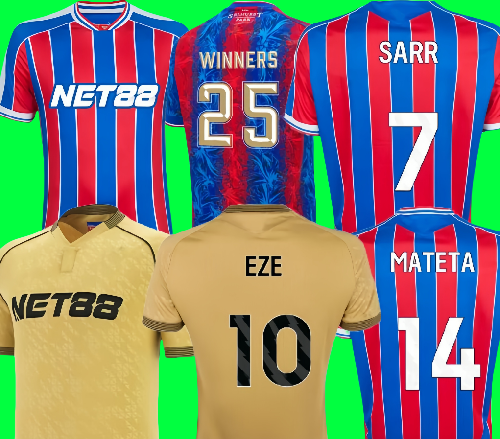 25 26 OLISE Crystal Soccer Jerseys 2025 2026 ZAHA EZE J.AYEW home Top Football shirt Kit BENTEKE SCHLUPP MATETA EDOUARD GALLAGHER jersey uniforms LERMA DOUCOURE