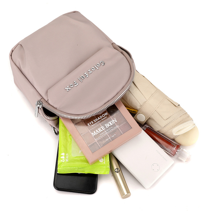 Colorful Fox Women's Korean Fashion Trend Multi-layer Shoulder Simple Phone Key Crossbody Bag ddmymoon