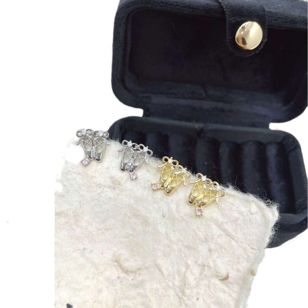 New Style Unique Design Ballet Shoes French High-End Novelty Butterfly Earrings for Women f0f