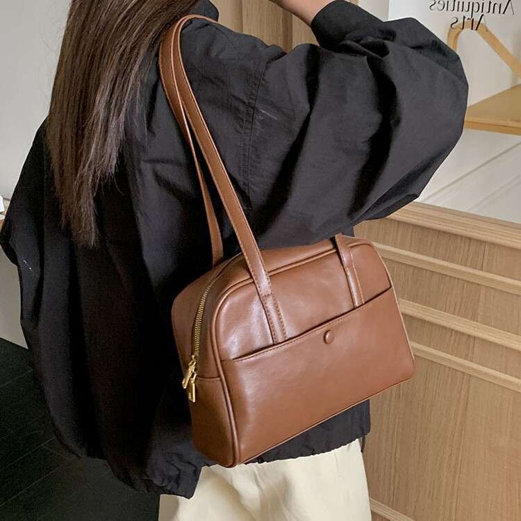 Women's Korean Shoulder Ladies' Early Spring 2025 New Underarm Bag, Versatile Large Capacity Tote Bag