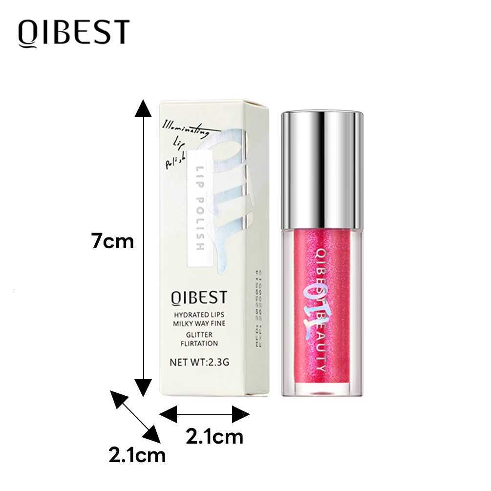 100% Sparkling Diamond Lip Gloss Mirror Moisturizing Non-Sticky Cup Long Lasting Shimmer Lip Glaze Glitter Liquid Lipstick G250728