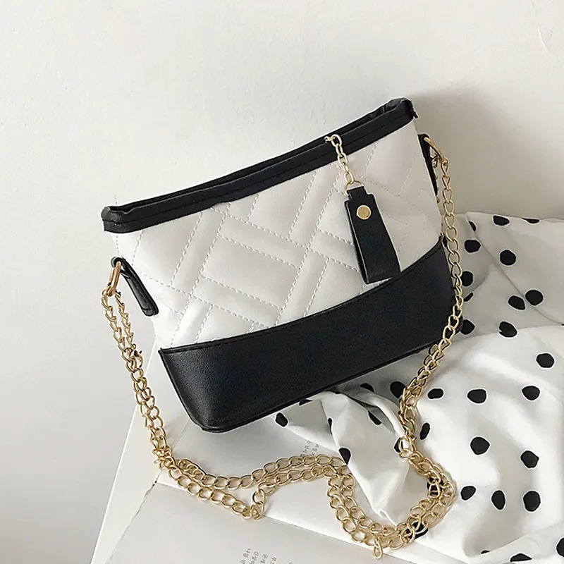 Crossbody Bag bucket bag Handbags Purses new Designers bags premium texture Fashion Popular shoulder bag Plaid chain All-match