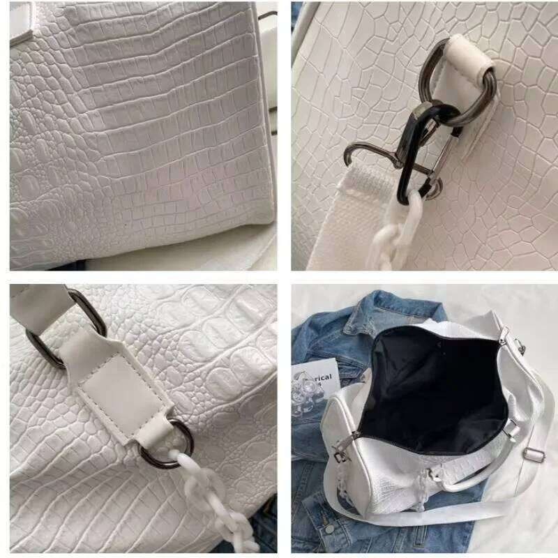 Women Travel Duffel Handbag Large Capacity Business Candy Color Shoulder Bag Waterproof PU Trip Commuting Gym Crossbody Pack