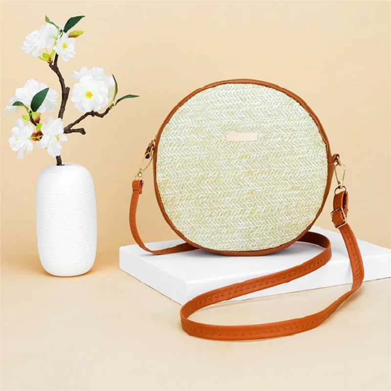 100% Cotton Linen Cotton Linen Cotton Linen Bag Vintage Casual Str Weaving Single Shoulder Bag Summer Beach Shoulder Crossbody Bag Y250730