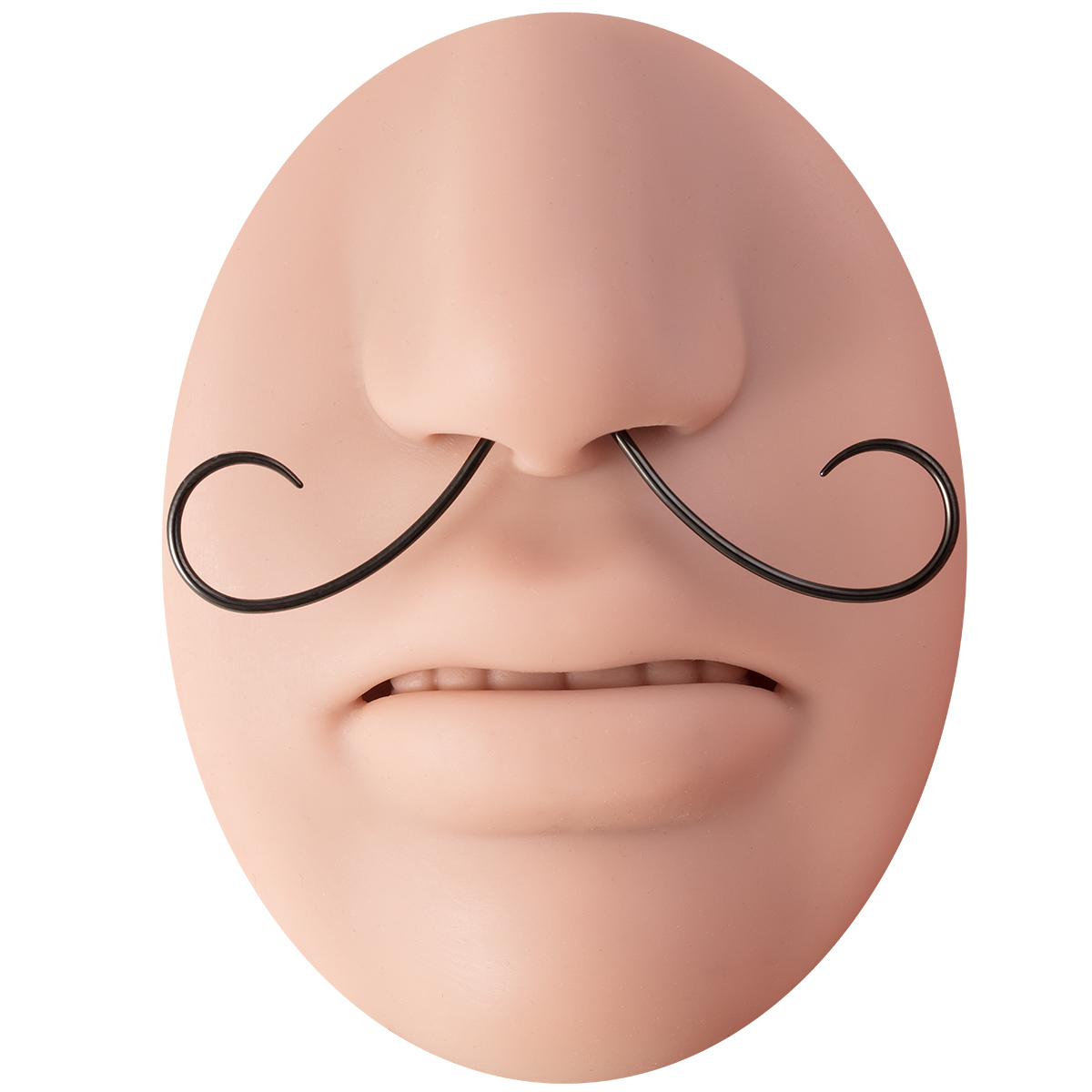 Wholesale of stainless steel beard curved hook nose spacer earrings and body piercing accessories