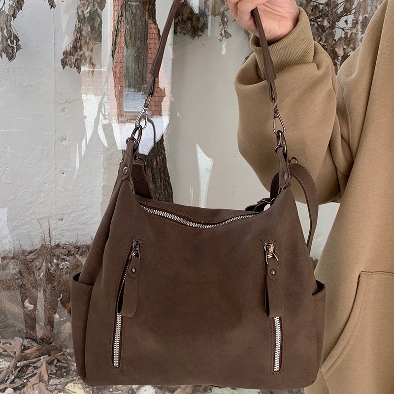 Designer Bag Maillard Retro Large Capacity Bag For Women Luxury Bag 2023 New Trendy Fashion Tote Bag Niche Texture Handbag Commuter Bag Tote Bag