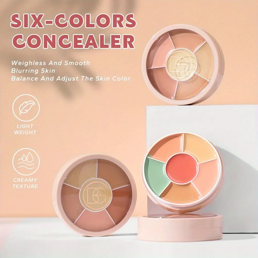 BEAUTY GLAZED Concealer Cream 3 Color Correction Long Wearing Full Coverage Waterproof Acne Dark Circles Brightening 250730