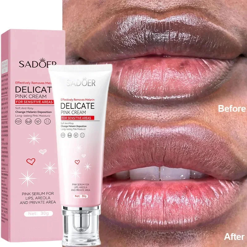 Fast Pink Lip Bleaching For Dark Lips Remove Melanin Lip Balm Sexy Rose Magic Lip Oil Whitening Moisturizing Makeup 250704