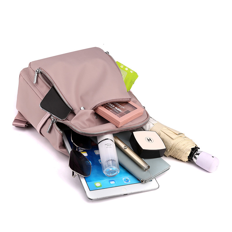 Colorful Fox New Women's Fashion Trend Casual Backpack Multi-layer Portable Bag Water-resistant ddmymoon