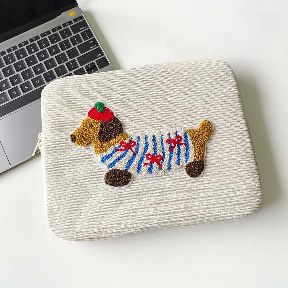 13-14 15-16 Inch Cute Dogs Laptop Sleeve Bag Dachshund Pet Protective Computer Cases Laptop Cover 9.7-11 in Tablet Travel Cover y250730