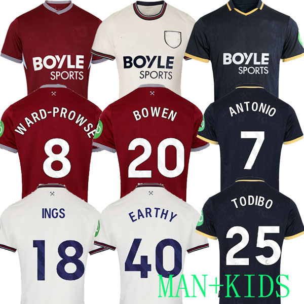 25 26 L.PAQUETA BOWEN ANTONIO WeST HaME Football Shirt Kit Soccer Jerseys 2025 Summerville ZOUMA Football Kit SOUCEK N.AGUERD Fullkrug Men Kids Kits Uniform AWAY THIRD