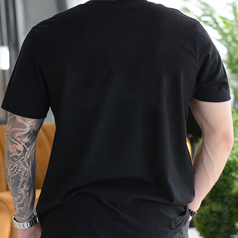 Mens Casual Graphic Print T Shirt with Comfort Fit(Suitable for young men and women)