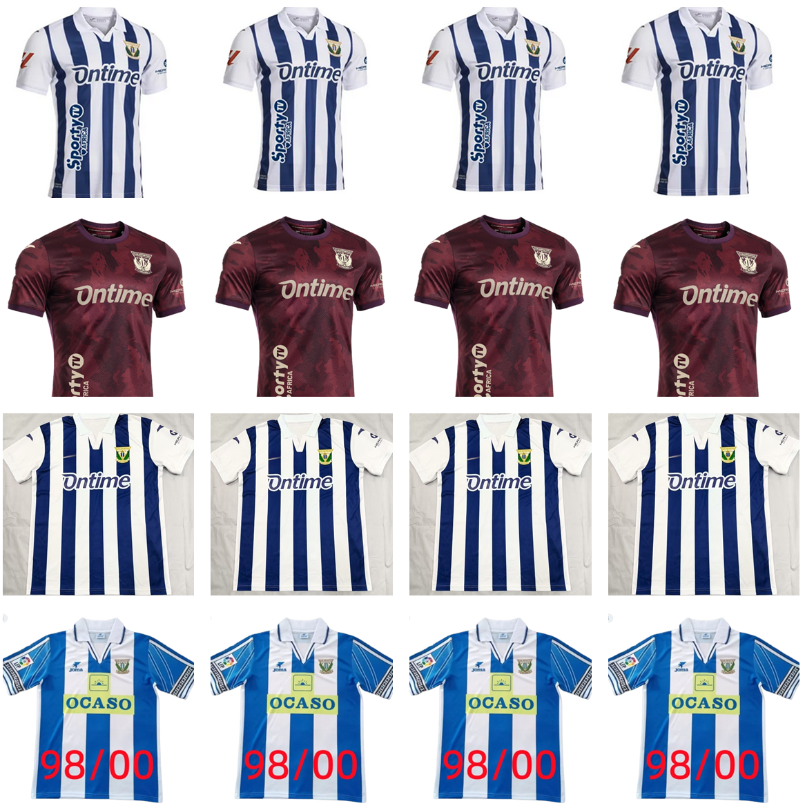 25 26 CD Leganes Soccer Jerseys MANUEL JUAN MUNOZ M. Jose Arnaiz J.aviles Borja BARCENAS BAUTISTA 25 26 Home Away Third 98 19 2000 retro BORJA GARCES Men Shirt kids kit