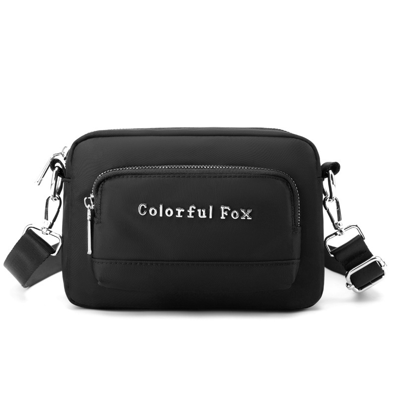 Colorful Fox Summer New Women's Shoulder Fashion Simple Multi-layer Casual Versatile Phone Crossbody Bag ddmymoon