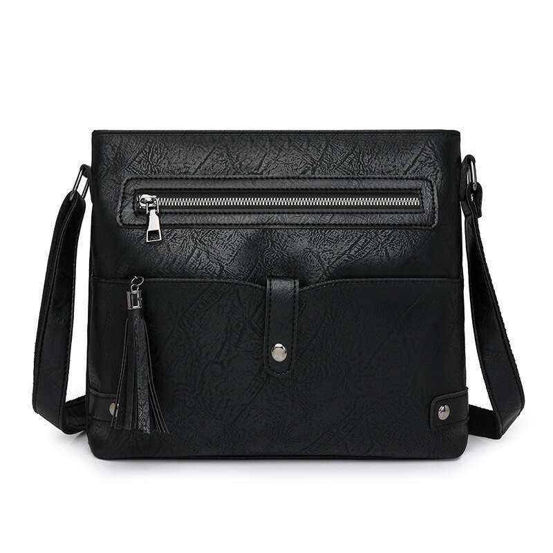 New Trend Crossbody Tassel Accessories Handbag Women's Shoulder Fashion Small Square Bag