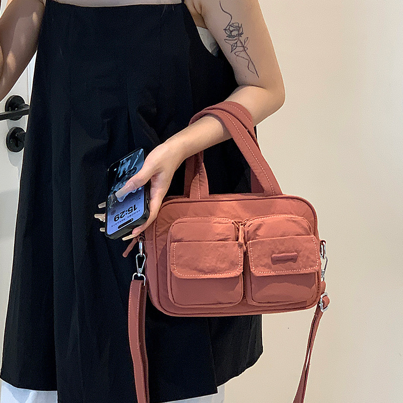 Colorful Fox Korean Version Ins New Fashion Versatile Single Shoulder Crossbody Multi-Pocket Handbag Work Bag ddmymoon