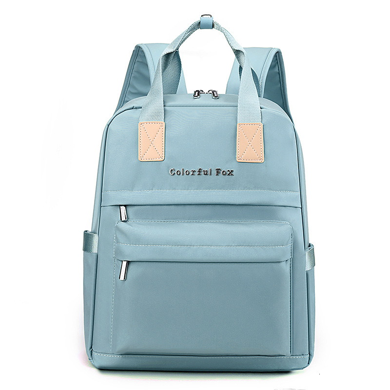 Colorful Fox New Women's Fashion Trendy Korean Version Multi-layer Convertible Trolley Backpack Lightweight Bag ddmymoon