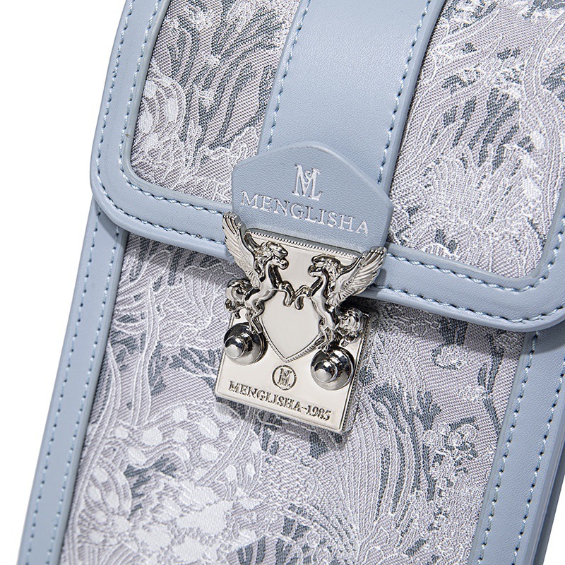 2025 Hot-Selling Women's Fashion Personality Embroidered Phone Commuter Versatile Shoulder Crossbody Chain Small Bag ddmymoon