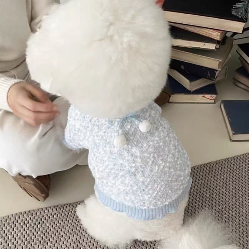 T849 Pet sweater autumn dog clothes Teddy Bichon Pomeranian Schnauzer Yorkshire Terrier small dog clothing autumn