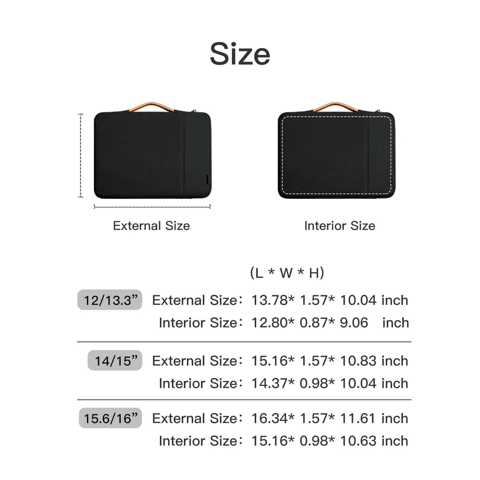 12 13 15.4 15.6 inch Laptop Case Carrying Sleeve for Book Air M2 13.3 Pro M3 14 M1 Cover Huawei Xiaomi Dell Lenovo Shell Bag y250730