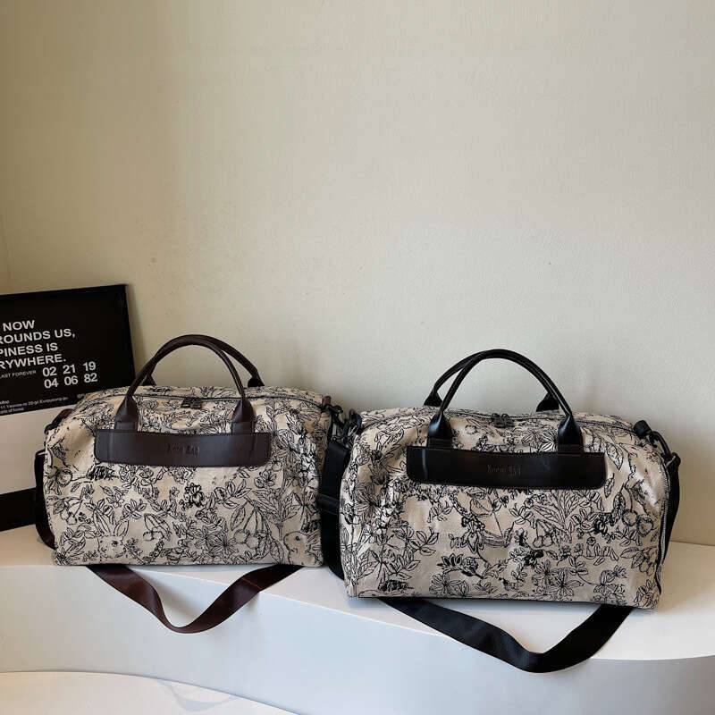 Niche Embroidered Jacquard Fabric for Women 2025 New Fashion Large Capacity Shoulder Casual Crossbody Tote Bag