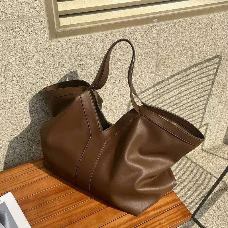 Oversized Fashion Shopping Tote Commuter Large Capacity Handbag Casual Versatile Single Shoulder Underarm Bag